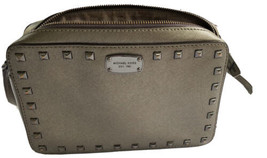 Michael Kors Selma Women&#39;s Studded Crossbody Shoulder Bag Leather  - $30.78
