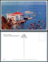 CALIFORNIA Postcard - Avalon, The Casino &amp; Steamer Ship Catalina S17 - £3.10 GBP
