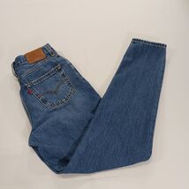 Levi's Premium Women's Blue Denim 80s Mom Distressed Jeans Size W26×L30 image 2