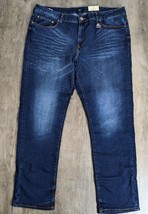 River Island NWT Men Size W42/L32 Tall Slim Dylan Dark Wash Jeans AM - $28.96