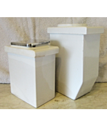 Vintage Set of Two Fet Co Soda Fountain Dispenser and Biscuit Jar - $1,477.86 MXN