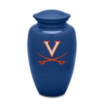 University Virginia Cavaliers 210 Cubic Inch Large/Adult Funeral Cremation Urn - £208.49 GBP