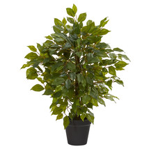 20 Mini Ficus Artificial Tree - £52.34 GBP