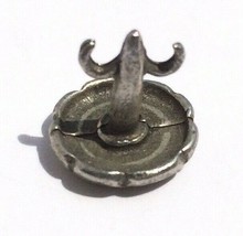Dollhouse Miniature Pewter Ring Holder Stand Vanity Accessory Warwick Miniatures - £7.06 GBP