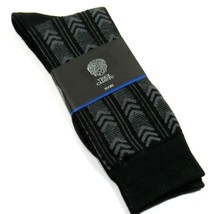 Vince Camuto Men&#39;s Dress Socks Art Deco Pattern Black One Size - $9.00