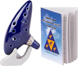 Zelda Ocarina 12 Hole Alto C with Song Book Songs From the Legend of Zelda with  - £39.35 GBP