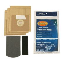 3 Bissell Vacuum Part 842 Canister / Paper Bags 7100 Zing, 3PK+2FILTERS - $15.31 CAD