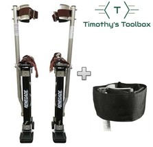 Renegade Pro Drywall Stilts 18&quot; - 30&quot; + Padded Comfort Straps - £192.72 GBP