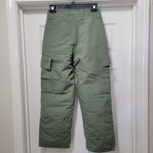 AIRWALK Green Ski Snow Board Pants Youth Sz XS Unisex 24&quot; Waist 25&quot; Inseam - $22.27