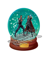 Avenger Snow Dome-Digital-clipart-gift card-gift tags-banner-background.  - $37.17 MXN