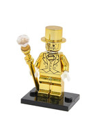1pcs Mr Gold Limited Edition Chrom Golden Mini Blocks Toys - $5.77