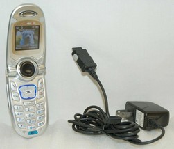 LG VX4650 Verizon Wireless Flip Push-Speaker Phone SILVER data 1xRTT Grade B - £15.69 GBP