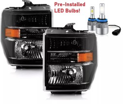 Dodgen Born Free 2012 2013 2014 Black Led Headlights Head Lights Lamps Rv - £324.37 GBP