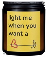 TIMEYARD Scented Candles for Men Funny Lavender Jar Candle for Him - £11.74 GBP