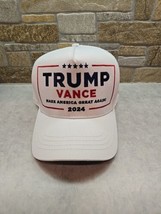 Donald Trump - JD Vance Cali-Fame Hat 2024 WHITE 45-47 MAGA Cap Authenti... - £67.81 GBP