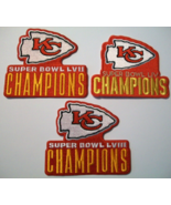 Kansas City Chiefs Super Bowl Champions~LIV~LVII~LVIII~PATCH Set of 3~4 ... - $19.05 CAD