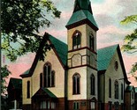 Dissolved Wood Memorial Congregational Church Cambridge MA UNP DB Postca... - $39.55