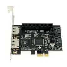 Pcie To 2X Sata2.0 + Ide 40Pin + 2X Esata Hard Disk Controller Adapter R... - £22.26 GBP