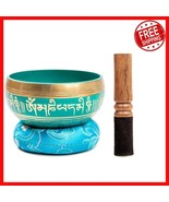 Master Healing Grade Tibetan Singing Bowl Set - Perfect for Yoga &amp; Mindf... - $33.65