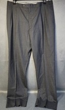 NWT Stanley Blacker Wool Charcoal Pinstripe Jesse Pants 38 Waist Unfinis... - £29.37 GBP