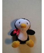 038 Cute 4.5 Inch Stuffed Penguin Just For You Animal - £2.38 GBP