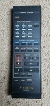 Fisher TV/VCR Remote Control RVR-6200  Video Cassette Player Genuine OEM... - $11.68