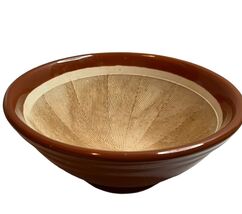 Japanese Suribachi Mortar Crush Grind Prep Bowl  Textured Brown Japan - $42.08