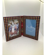 Vera Bradley Emily 4x6 Double Picture Frame Display Decor - $12.21 CAD