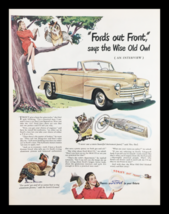 1947 Ford Instrumental Panel Vintage Print Ad - $14.20