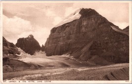 Mt Lefroy and the Mitre Lake Louise Alberta Canada Postcard Posted 1930 - £11.60 GBP