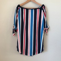 Forever 21 Striped Off Shoulder Mini Dress Medium - $14.99