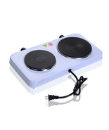 Electric Double Burner Hot Plate Portable Stove Heater Countertop Cooking New - £31.96 GBP