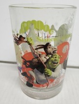 Shrek The Third Collectible McDonald&#39;s 2007 Glass Cup DreamWorks - £6.96 GBP