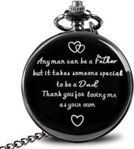 Dad Gifts Pocket Watch with Chain for Men Father - $14.50