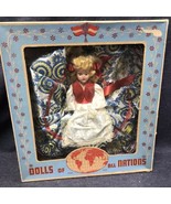 Vintage &quot;Dolls of all Nations&quot; Vanity Girl Doll Swiss #795? NIB - £7.75 GBP