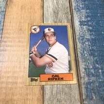 1987 Topps Cal Ripken Baltimore Orioles #784 Baseball Card - £1.17 GBP