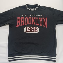 Goodie Two Sleeves Williamsburg Brooklyn 1986 Men's Black Sweatshirt Size Small image 11
