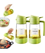 Two in one silicone oil kettle, 17OZ olive oil spray distributor (2 green) - $30.22 CAD