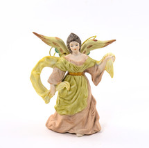 Christmas Ornament Angel Bisque Porcelain Seymour Mann 1983 Vintage 4&quot; Tall NIB - £11.00 GBP