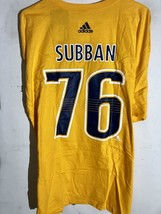 adidas  NHL T-Shirt Nashville Predators P.K. Subban Yellow sz 3X - £4.70 GBP
