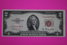 Unc 1953 $2 Two Dollars Silver Certificate Guaranteed Authentic Genuine ... - $47.29
