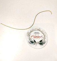 Our 1st Christmas Engaged Christmas Ornament New ceramic - £7.52 GBP