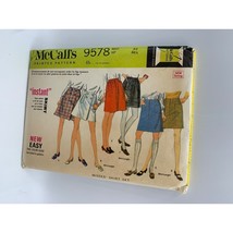 McCall&#39;s Misses Skirt Sewing Pattern Waist 24 9578 - uncut - $10.88