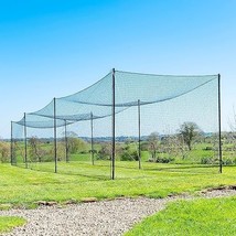 FORTRESS Ultimate Baseball Batting Cage &amp; Poles 70ft| HOME PRACTICE loca... - $890.01