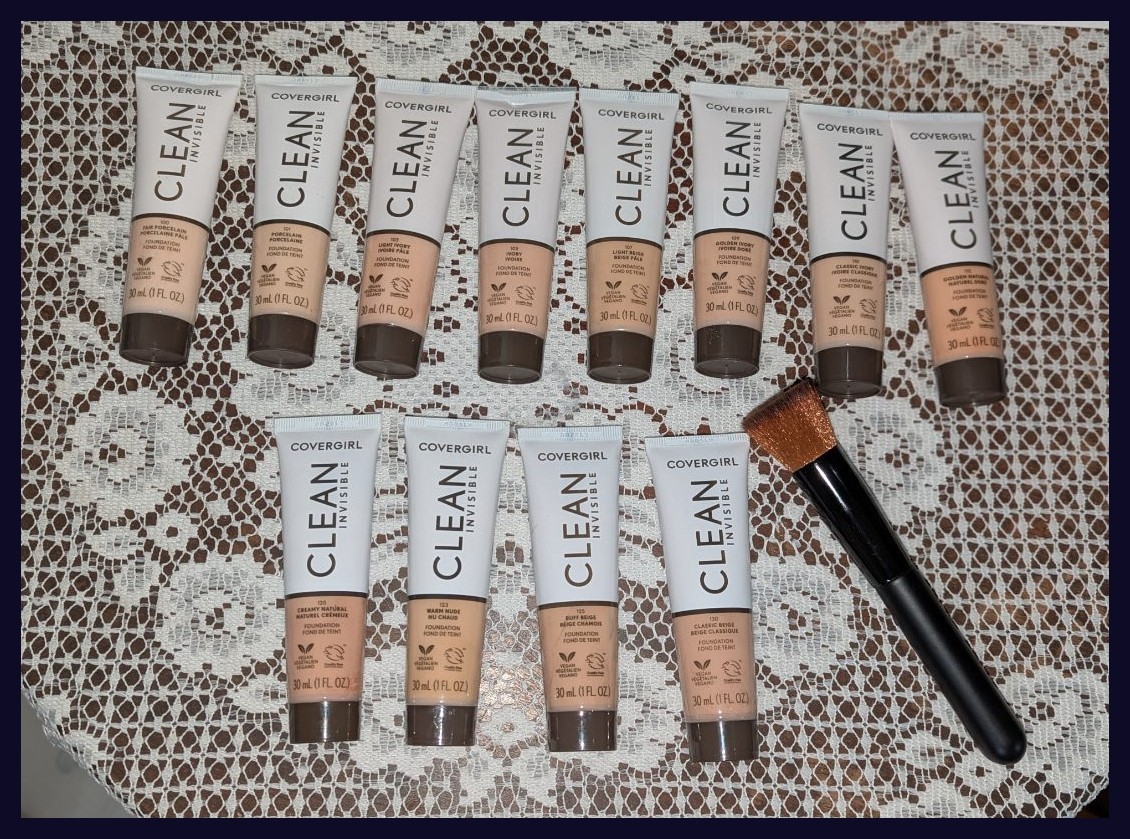 NEW CoverGirl Clean Invisible Vegan Oil Free Foundation - CHOOSE YOUR SHADE - $7.95