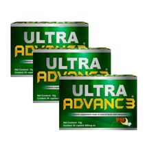 3 Pack Ultra Advance 3 PM Herbs TraditionalSupplement ultradvance 90 Caps - $109.99