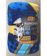 Disney Star Wars Very Soft &amp; Large Blanket For Kids,100% Polyester 46&quot; x... - $16.70 CAD