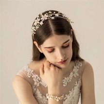 CC Hairband Hair Hoops Crown Women Wedding Accessories for Bride High Quality Ti - £28.95 GBP