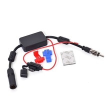 Universal Car Stereo Fm Radio Antenna Signal Booster Amplifier Amp,12V P... - $20.15
