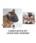 CAT Comfort MUZZLE LINED Quick-FIT ADJUSTABLE Vet Visits Meds Training G... - $7.99